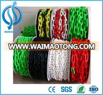 All size of decorative plastic chain 3mm colorful traffic plastic chain