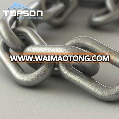 Hot dip galvanized carbon steel DIN5685A short ship marine boat anchor link chain