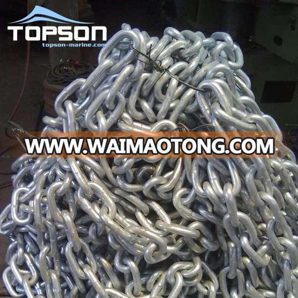 Hot dip galvanized carbon steel Australia standard ship marine boat anchor link chain