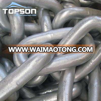 Hot dip galvanized carbon steel DIN763 ship marine boat anchor link chain