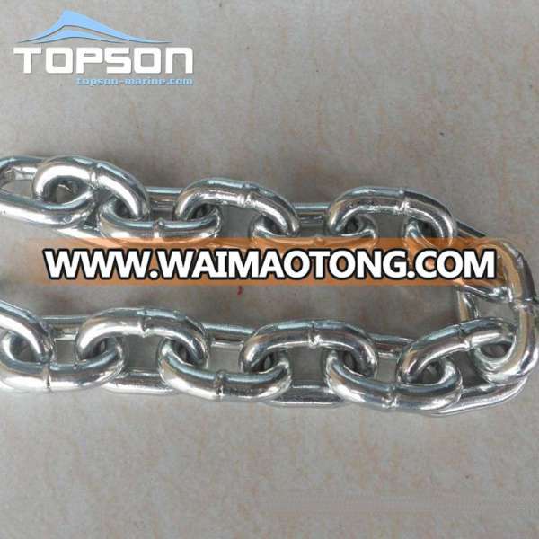 AISI Stainless steel 316 DIN766 ship marine boat anchor link chain