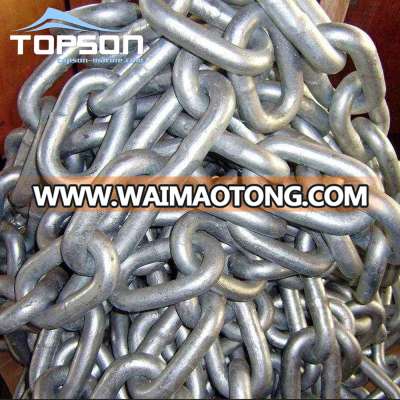 Hot dip galvanized carbon steel ship marine boat anchor NACM84/90 link chain